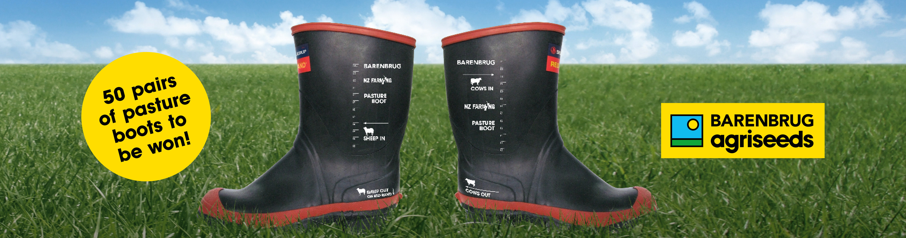 Barenbrug Superior Pastures Gumboot competition